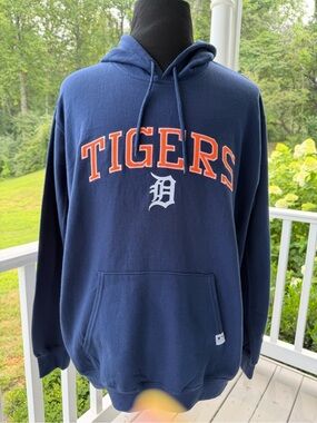 Detroit Tigers MLB Hoodie XL NWT Navy Pullover